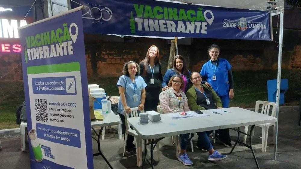 Vacinação itinerante acontece nesta sexta (4) e sábado (5) durante a Festa Nordestina